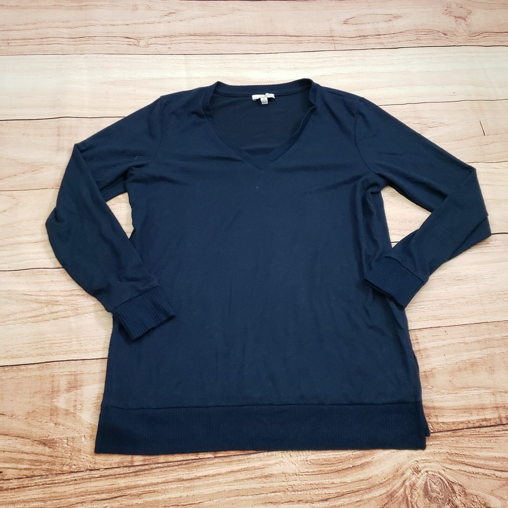 Lucky Brand‎ Sweater Womens Medium Blue Preppy Lightweight Casual Ladies M
